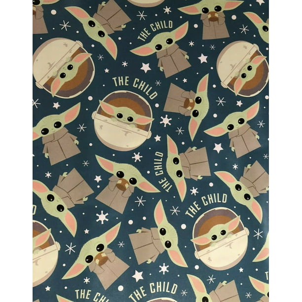 Disney Star Wars Merry Force Be With You Christmas Wrapping Paper 40 Sq Ft